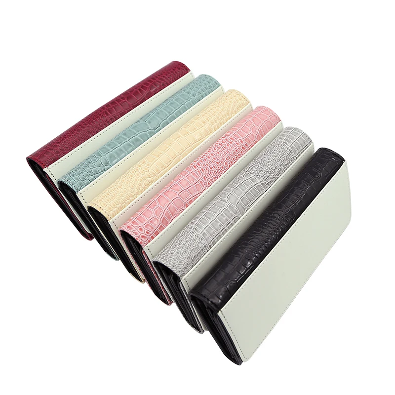 

New Arrival Genuine Leather Pattern Blank Sublimation Wallet for Women
