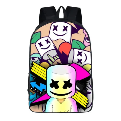 

Marshmello Hot VideoGame Wholesale New Design Low MOQ Custom Kids Mochila Promotional School Fornite Fortnight Printing Backpack