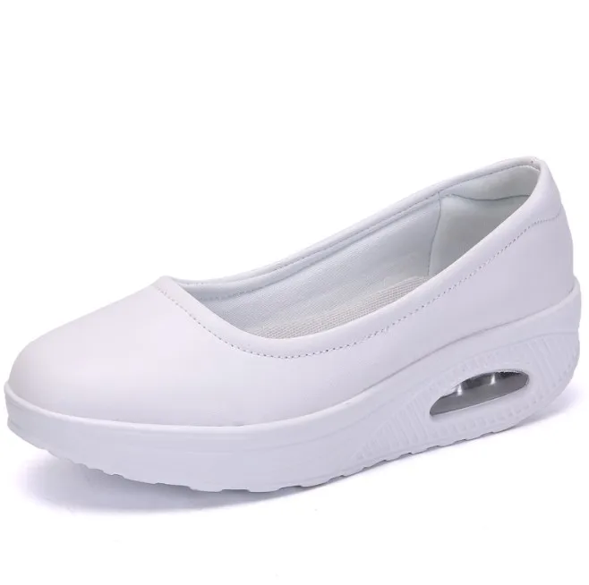 

Manufacture Fashion White Medical Nurse Women Shoes For Women on promotion