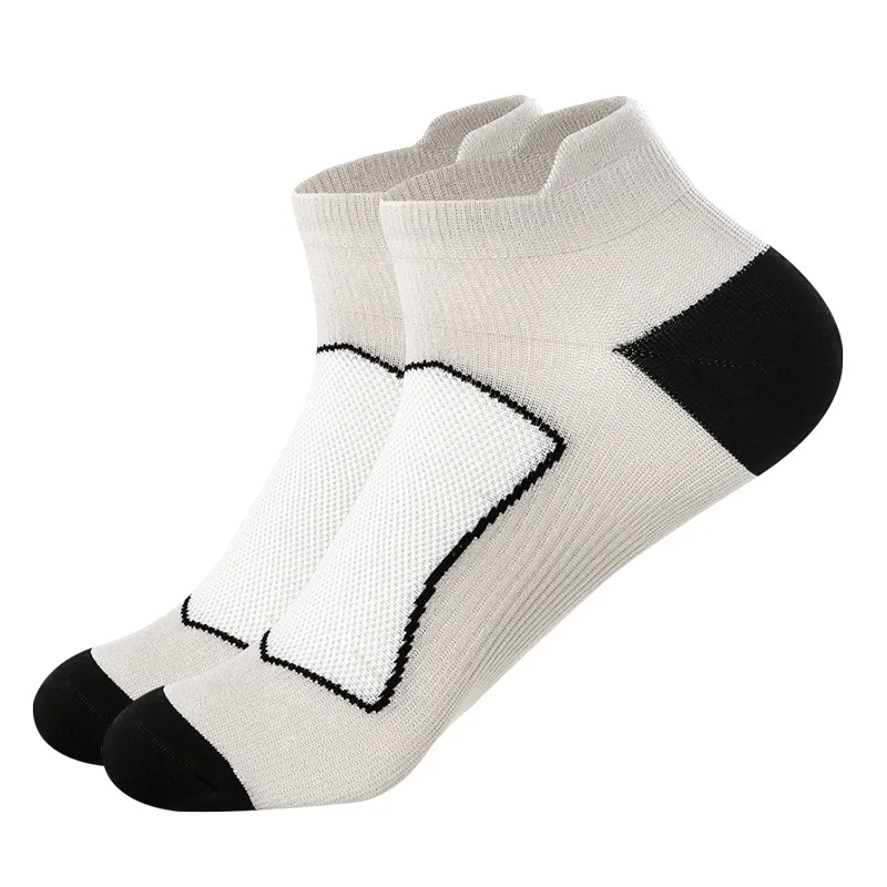 

Hot selling stock lot crew cycling sports athletic embroidered custom logo socks, Black