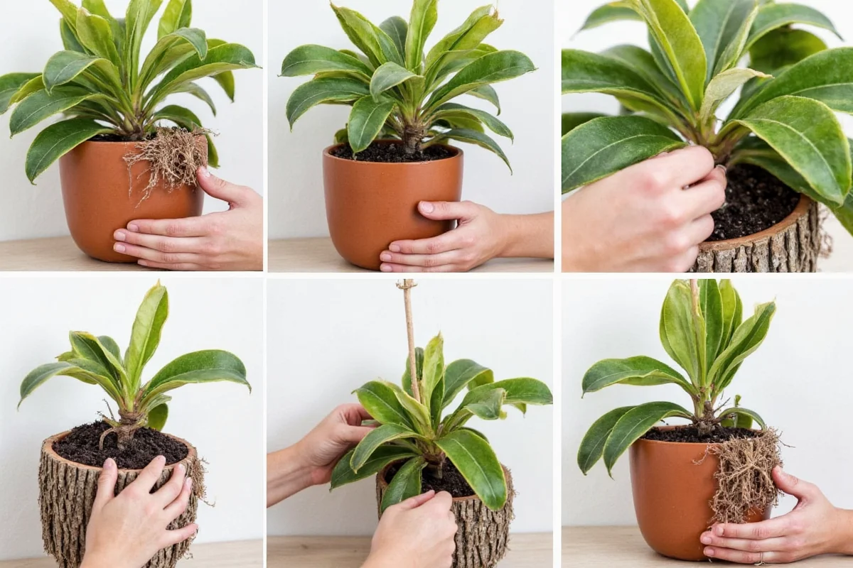 how to plant an orchid in a tree