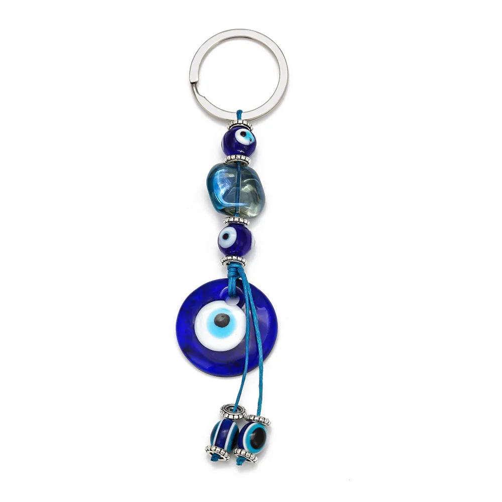 

Portachiavi Turkey Turkish Blue Eye Starfish Holder Keychain Amulet Lucky Charm Pendant Eye Blessed Keychain