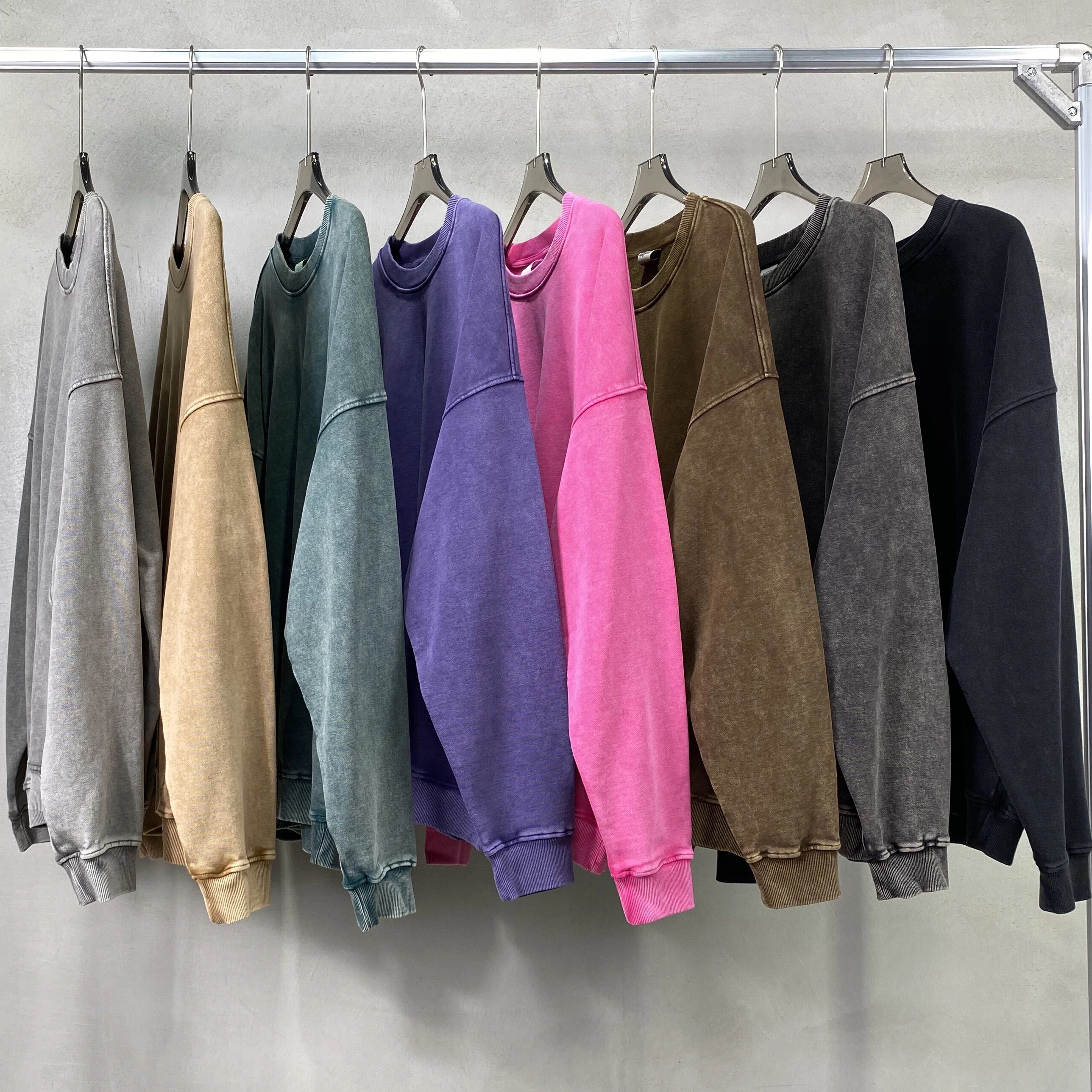 Heavyweight 420 GSM French Terry Crew Neck Sweater