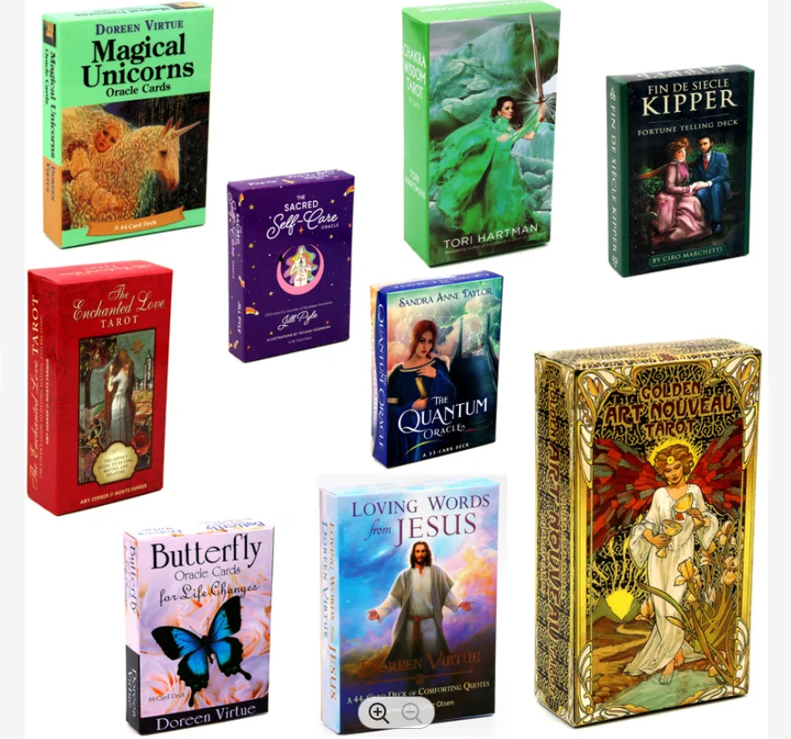 

wholesale 22 styles funny game high quality magic printed paper tarot card deck, As shown