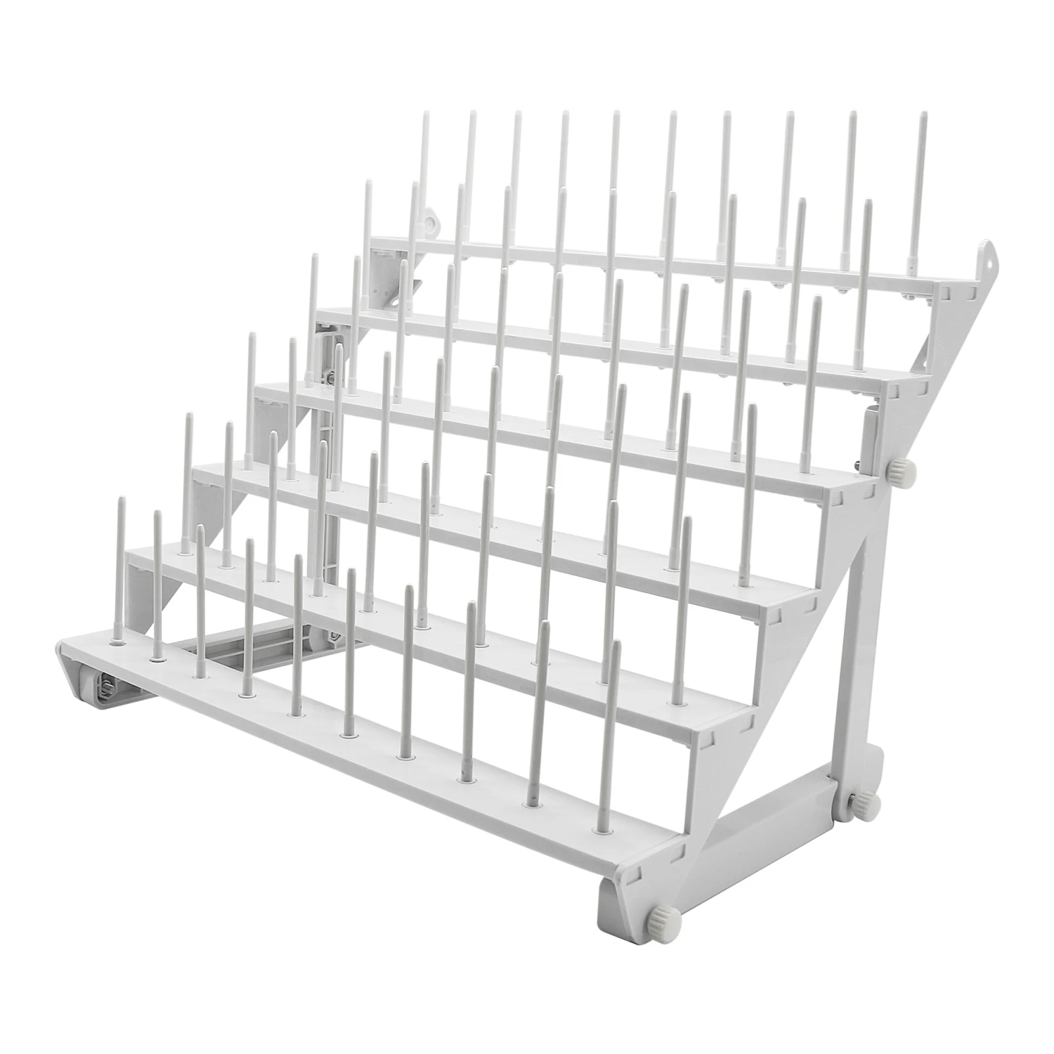 Hot Sale Universal Thread Rack for 60 Spools Wall Mounted Large Thread Holder With Long Pegs