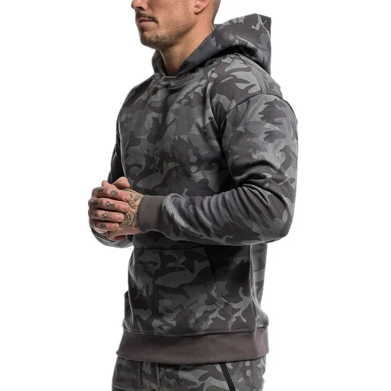 

2021 OEM ODM Custom Logo Organic Cotton Realtree Camo Men's Camouflage Hoodie
