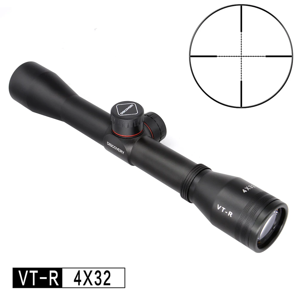 

DISCOVERY Hunting Riflescope VT-R 4x32 Short style Mil dot Reticle Optical Sight Scope