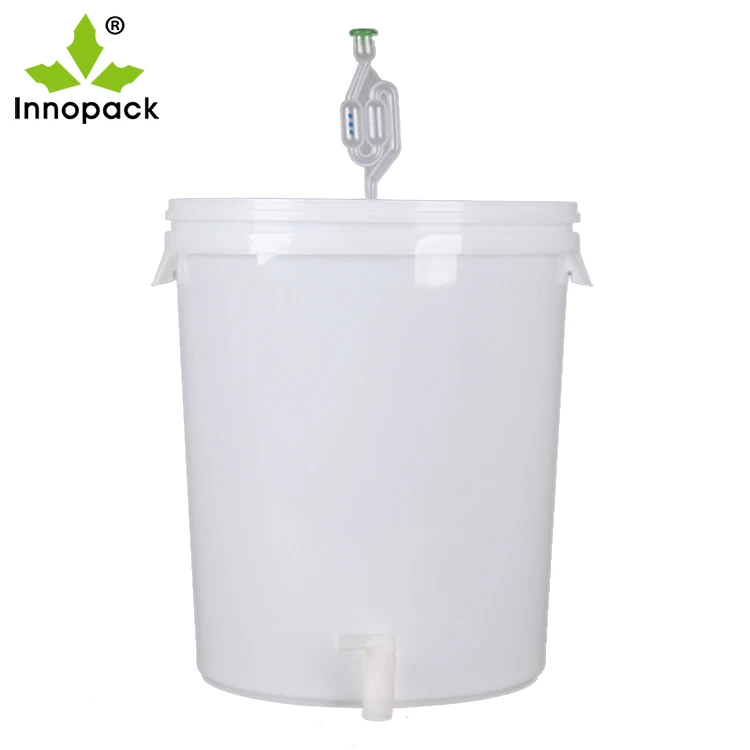 30 Litre Fermentation Bucket With Tap Airlock Home Brew Beer 30l Bucket