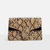 Designer handbag logos genuine leather python print lady handbag