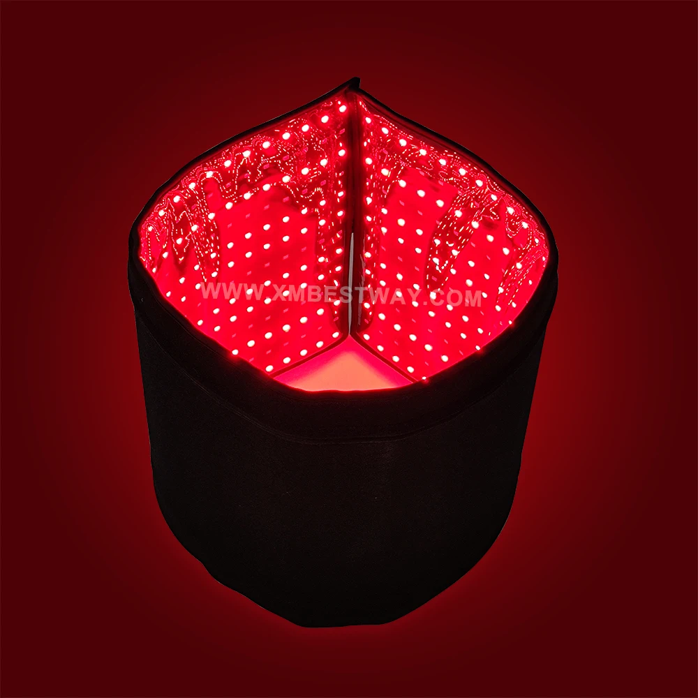 

Hot sell 360 lipo laser belt red light therapy laser mat for waist, Black