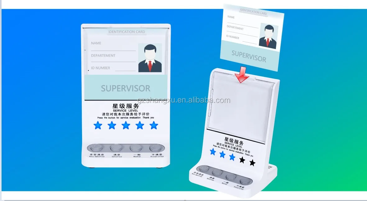queue management system customer feedback terminal