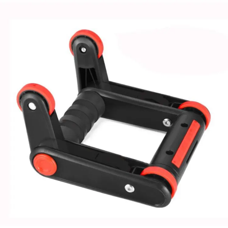 

Hot Selling Home Exercise 2-in-1 4 Wheel Fitness Yoga Ab Wheel Roller, As pic