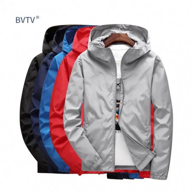 

IVY High Quality Stylish Wind Breaker Waterproof Sports Jacket Plus Size Custom Jacket For Men, Customized color