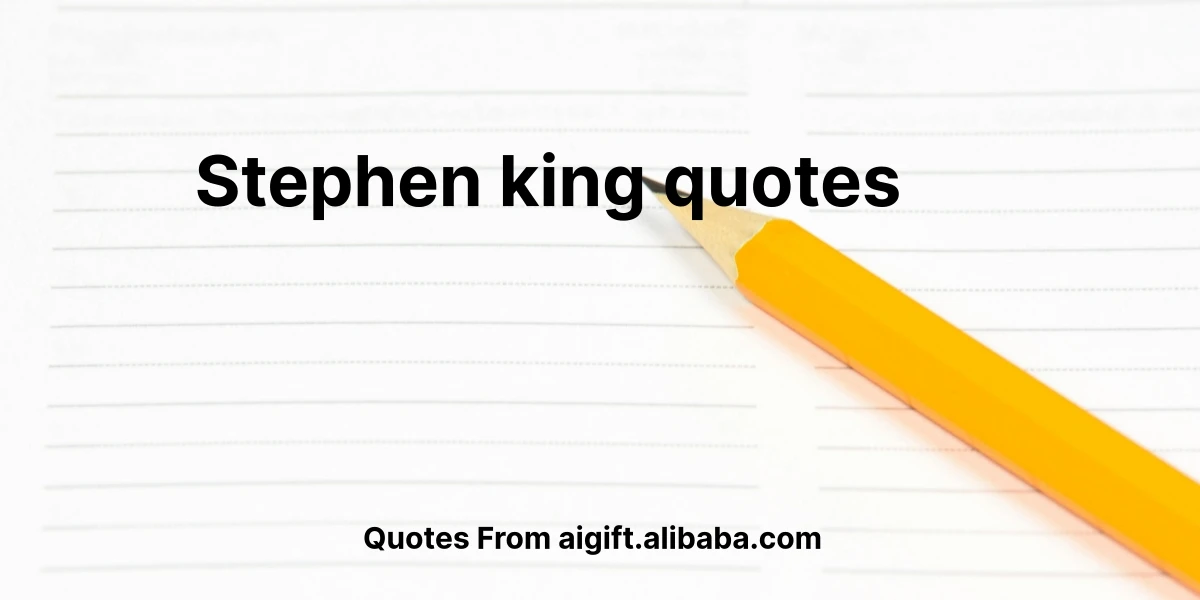 stephen king quotes