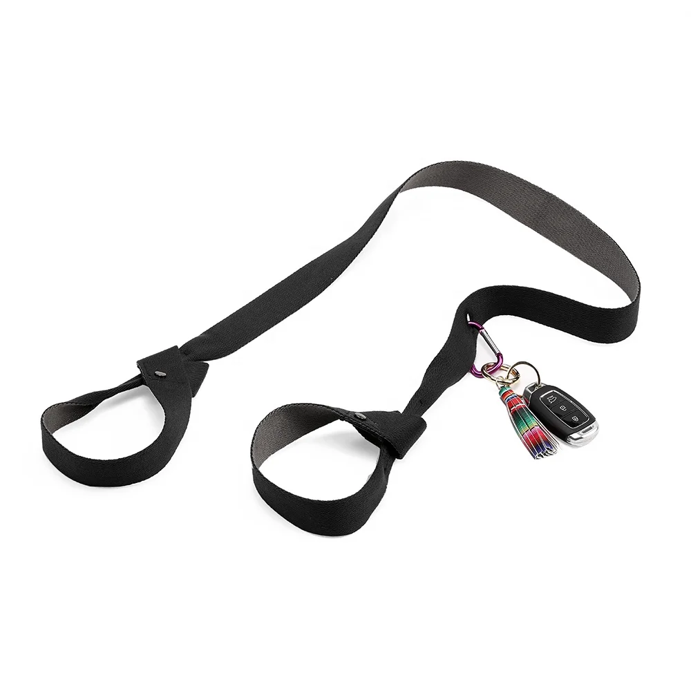 2020 New Design High Quality Polyester Cotton Custom Printed Sling Adjustable Stretch Yoga Mat Strap
