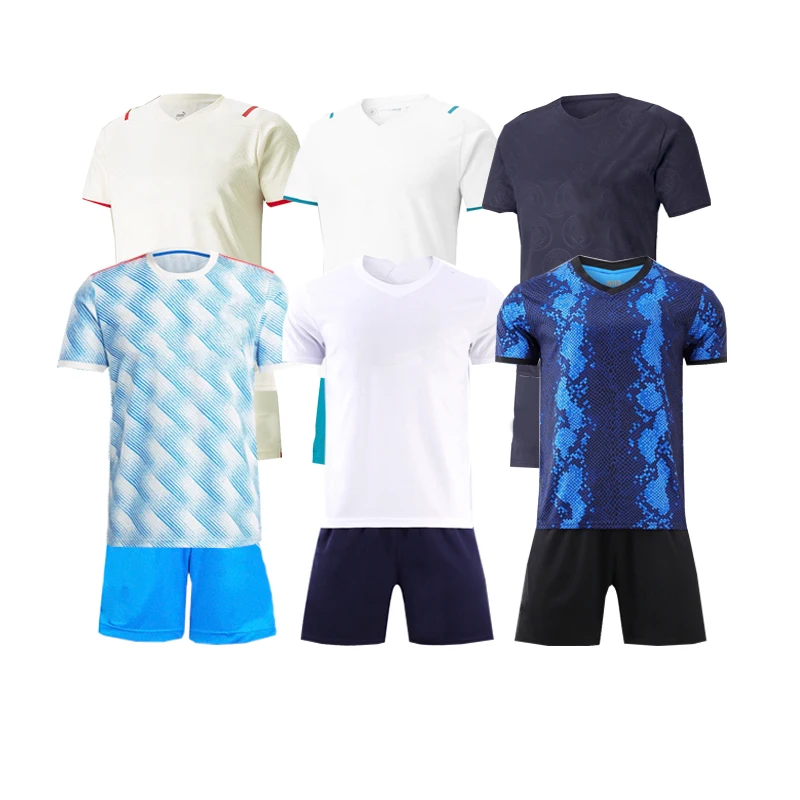 

2022-2023 Fashion Design Sports Soccer Kits Wear Customized Team Club Soccer Jersey