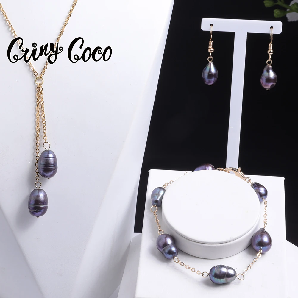 

Cring CoCo Two Simple Samoan Dangling Sets Drop Polynesian jewelry wholesale hawaiian freshwater pearl jewelry set, Picture shows