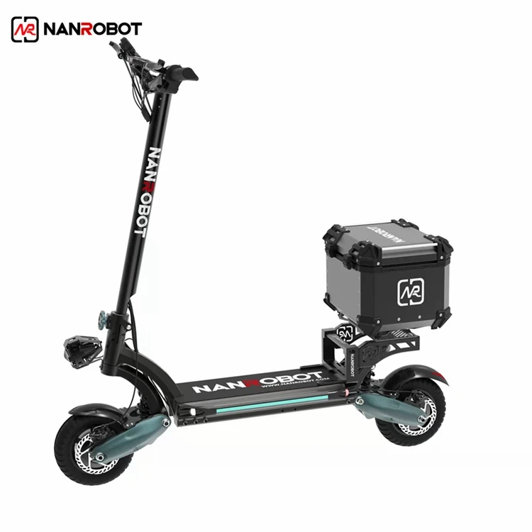 

Nanrobot New Design D6+ disc brake 2000w Europe Warehouse 10inch Off Road Folding Power Adult Electric Scooter