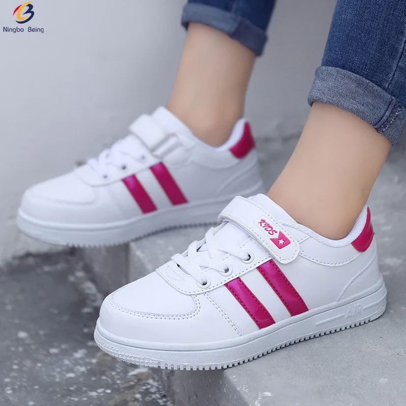 

Hot sale boys and girls sneaker manufacturer children's sports shoes white shoes