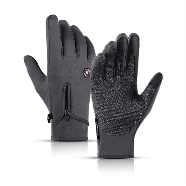 

Wholesale Winter Warm Gloves Sports Outdoor Touch Screen Running Cycling Winter Gloves, Black/grey