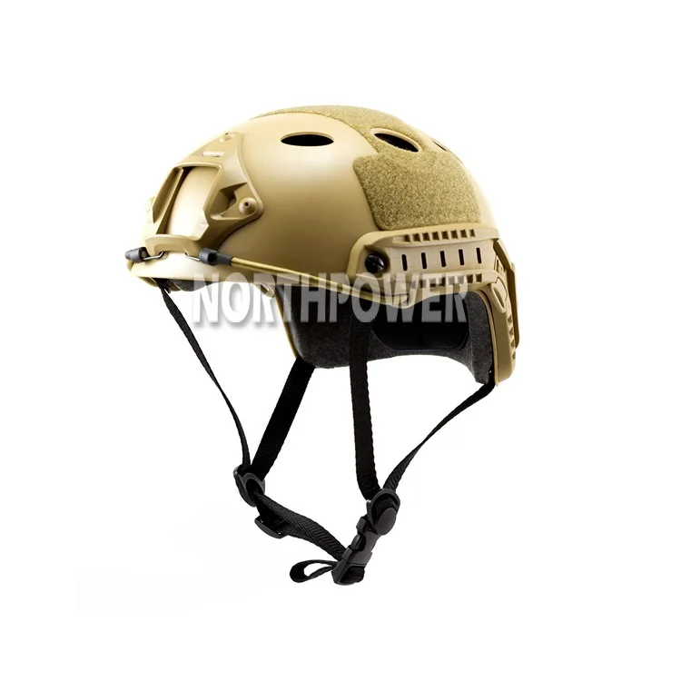 

PJ Type Tactical Paintball Airsoft Fast Helmet, Tan.od.black