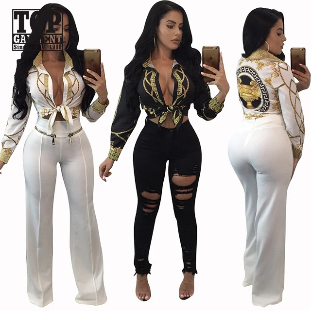 

2021 new women's clothing wrapped in white blouse black casual elegant irregular printed shirt multicolor