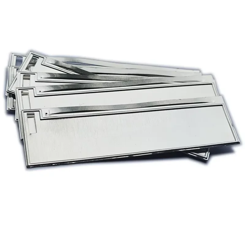 China Factory Directly Custom Blank Aluminum Tag 1*3-1/2 Inch Tack on Soft Tags 500pcs/box
