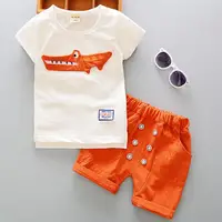 

Fashion boy cartoon pattern usually wear clothes hot weather wear short sleeve sleeve2 year boys summer clothes and shorts