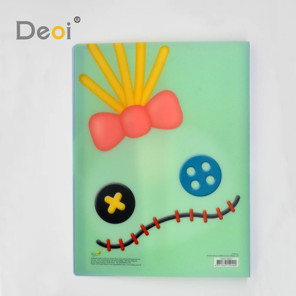 
Factory customized A4 clear file folder UV printing durable folder 