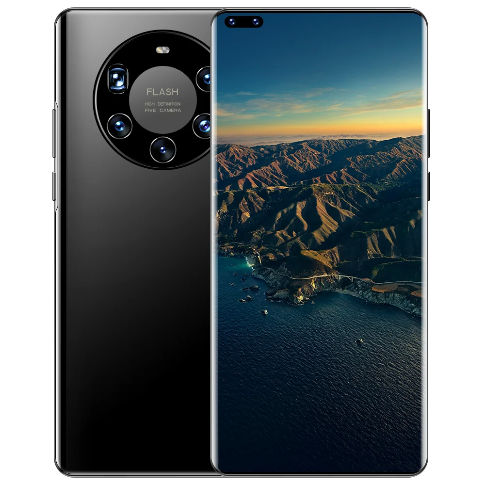 

Hot selling Mate40 Pro+ 7.3 inch Full screen Factory 4G/5G Mobilephone OEM customized Smart phone cellular