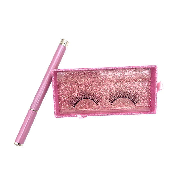 

2021 factory wholesale price 3d 20mm strip natural faux mink eyelashes