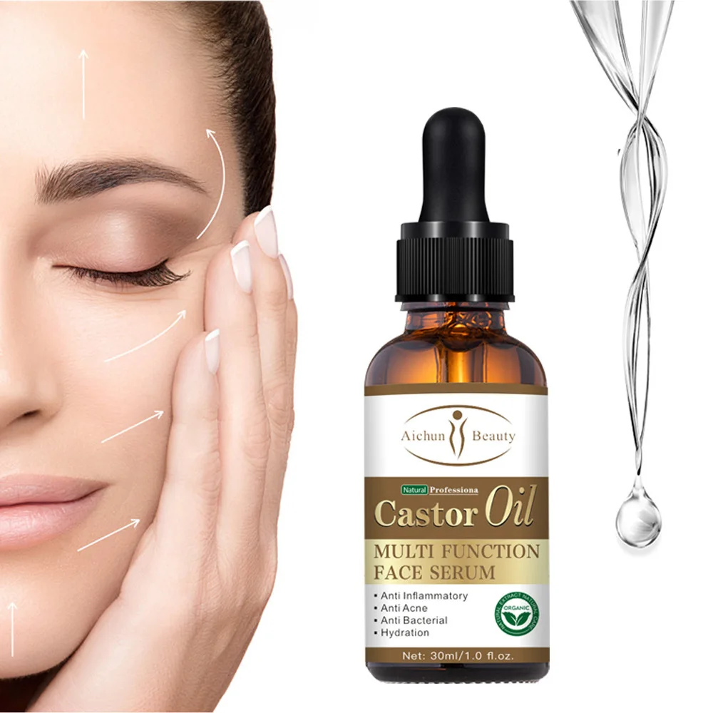

Organic Brightening Firming Multi Function Massage Castor Oil Face Serum
