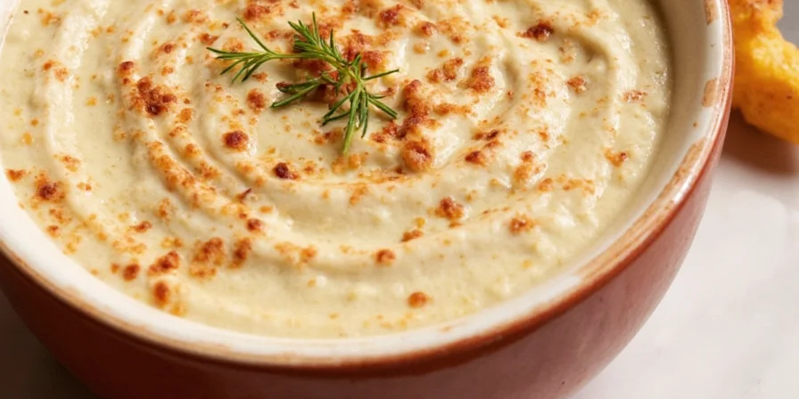 Onion Dip Served on Party Tray with Veggies and Chips