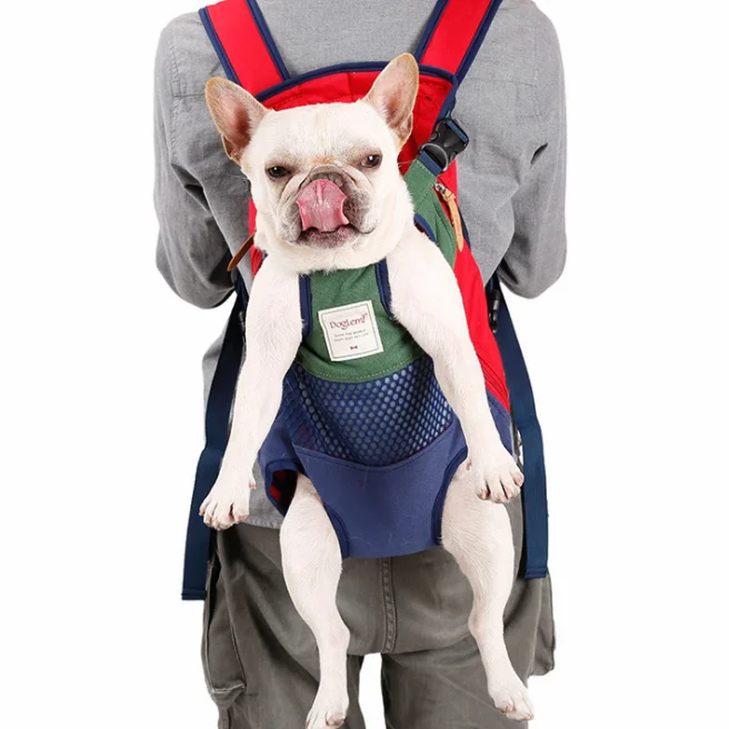 

High Quality Canvas Pet Go Out Backpack Travel Chest And Back Pack Carrier Dog Bag And Cat Bag Pet Bag