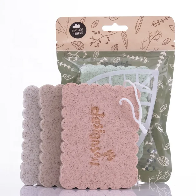 

Private Label Printed Facial Cleaning Puff PVA Flower Face Washing Sponge Puff, As pictures