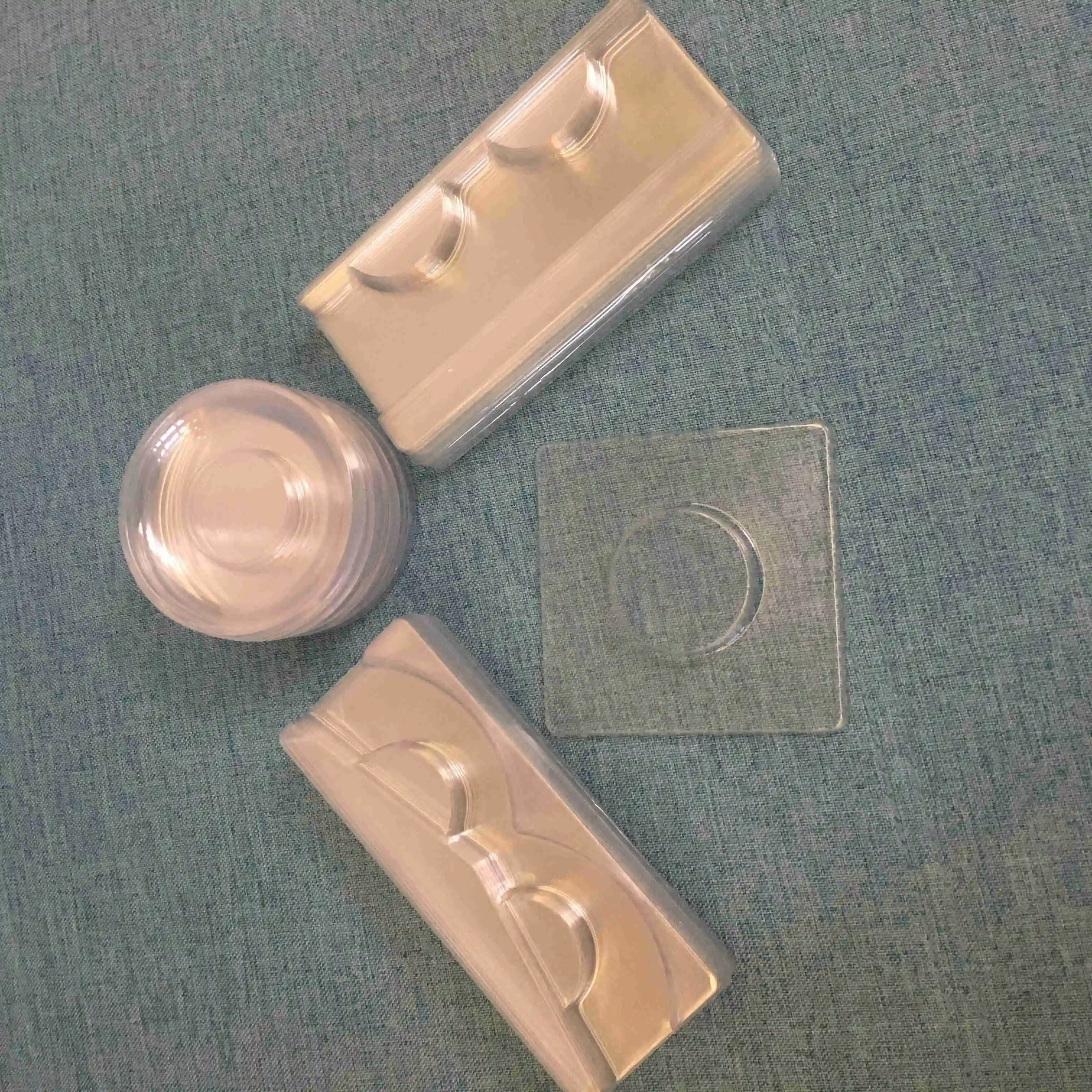 

3d vendors packaging mixed custom mink lash tray