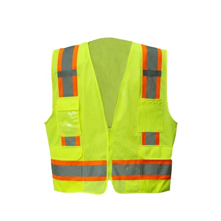 Construction Safety Vest Class 2 Level 2 safety Construction Vest With