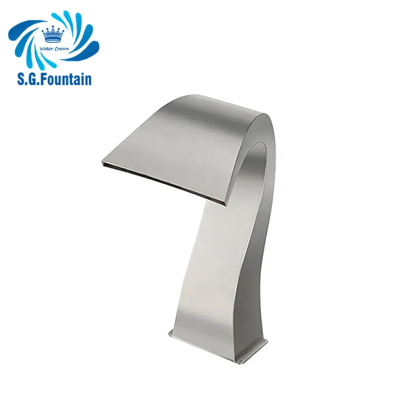 

New type shower pool Fragrant waterfall Indoor waterfall sink waterfall, Silver