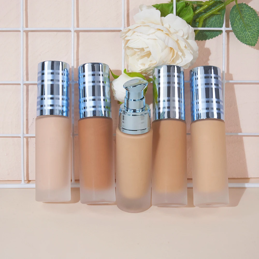 

Waterproof Soft Matte Oil-control private label Foundation full coverage Makeup Liquid Foundation