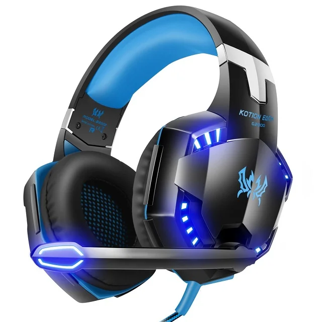 

Kotion Each G2000 USB PC Stereo Wired Gaming Headset Gamer Headphones with MIcrophone for PS4