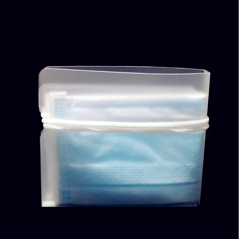 

Mouth-muffle Anti-dust Storage Folder Foldable Storage Bag Portable Mouth-muffle Storage Box PP Plastic Sheet, Transparent