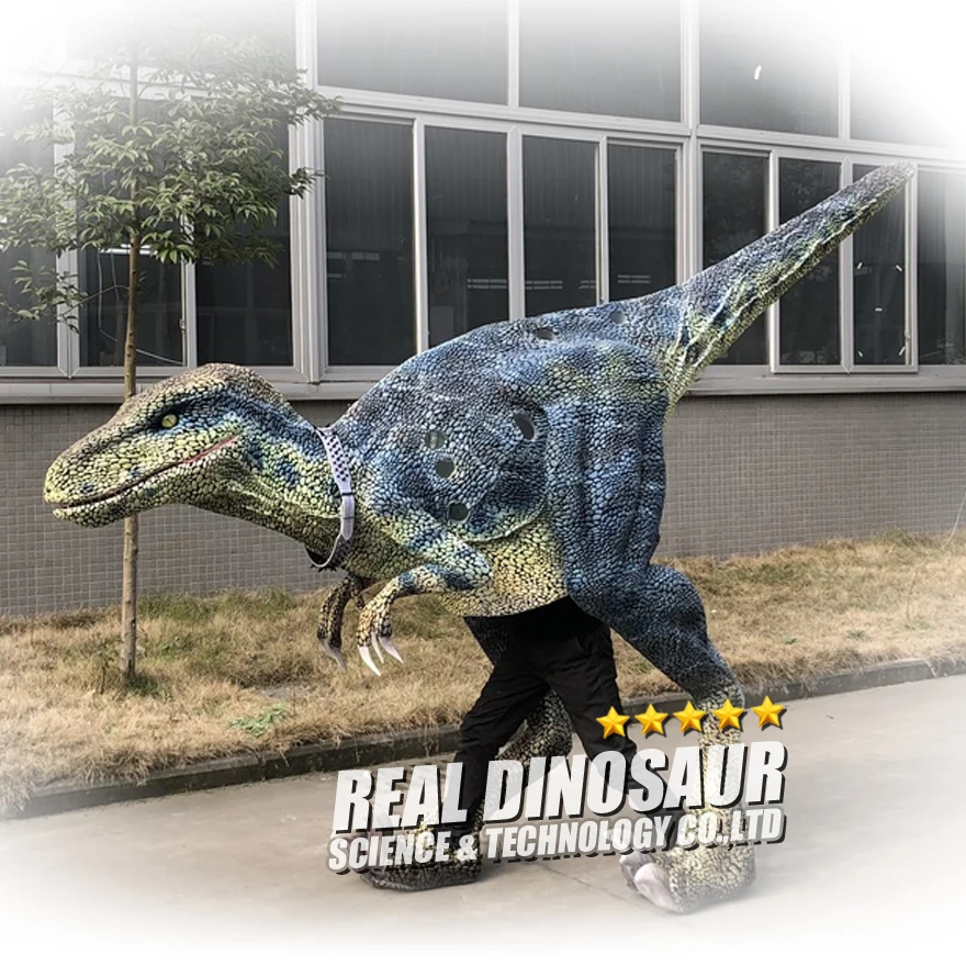 

Theme park adult walking animatronic t-rex costume