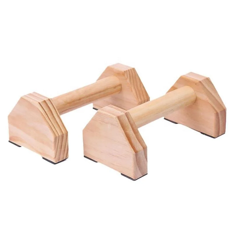 

25cm/30cm/40cm/50cm solid pine wood parallel bar/Wooden Parallettes bar/fitness gym wooden Push Up Bar