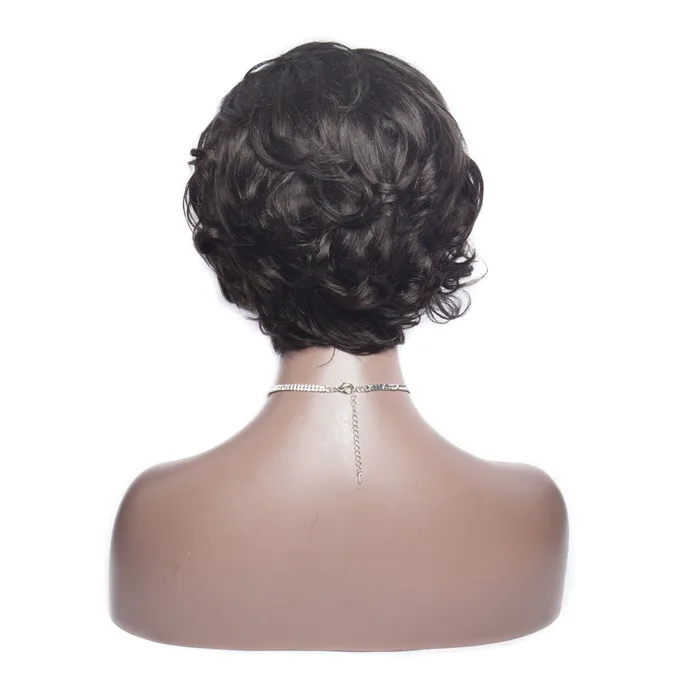 

Factory Wholesale Price Pixie Cut T Part Lace Frontal Wig 150% Human Hair Lace Frontal BOB Wigs Loose Wave Human Hair Wigs