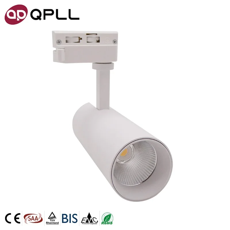 Hot selling Commercial 3CCT Selectable 20 Watt IP20 COB LED Track Light