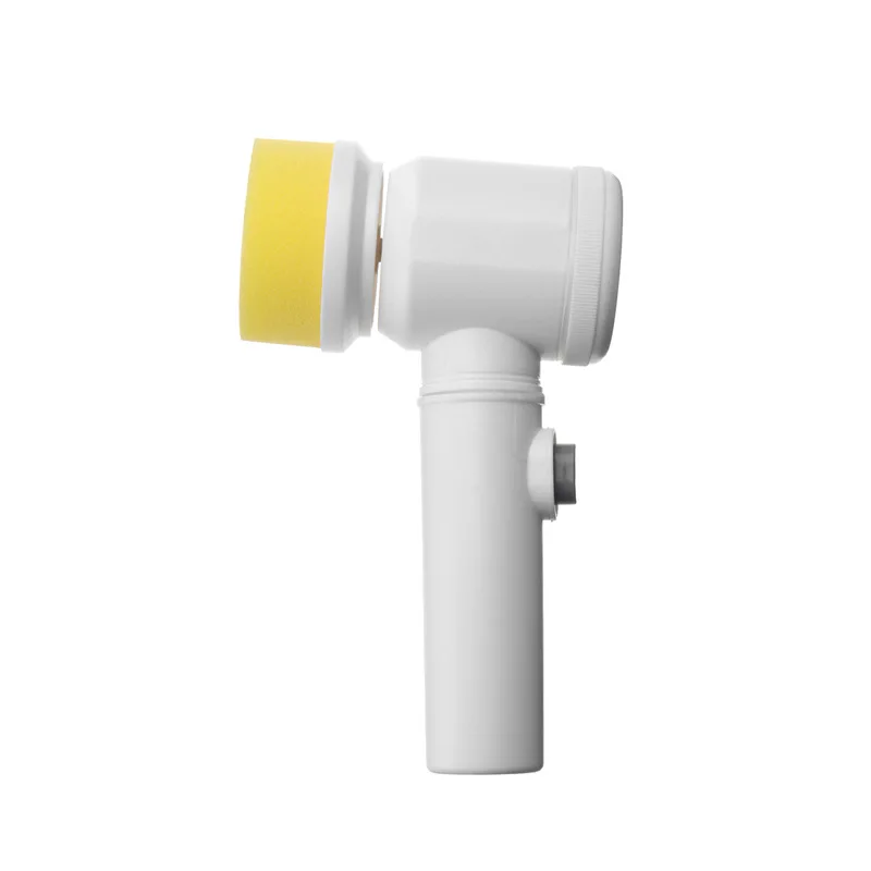 

BBA328 Portable White Multifunctional 5 in 1 Household Kitchen Cleaning Brush Bathroom Electric Cleaning Bathtub Brush