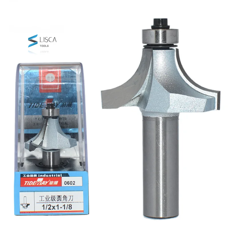 Tideway Industries Grade 1/2 1/4 Shank Round Over Router Bits R Bearing Bits