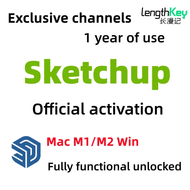 

24/7 Online Delivery SketchUp Pro/Studio Genuine Activation 2023 Mac M1/2 Win Support Update After-sales guarantee