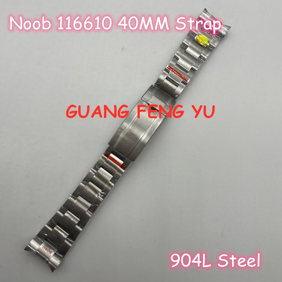 

NOOB factory 116610 40MM 904L steel strap,Code T1G,Head size 20mm