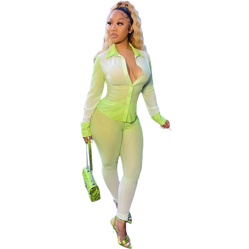 

2020 New arrivals autumn collection design women sexy long sleeve top and pants fashion slim ladies casual two piece set